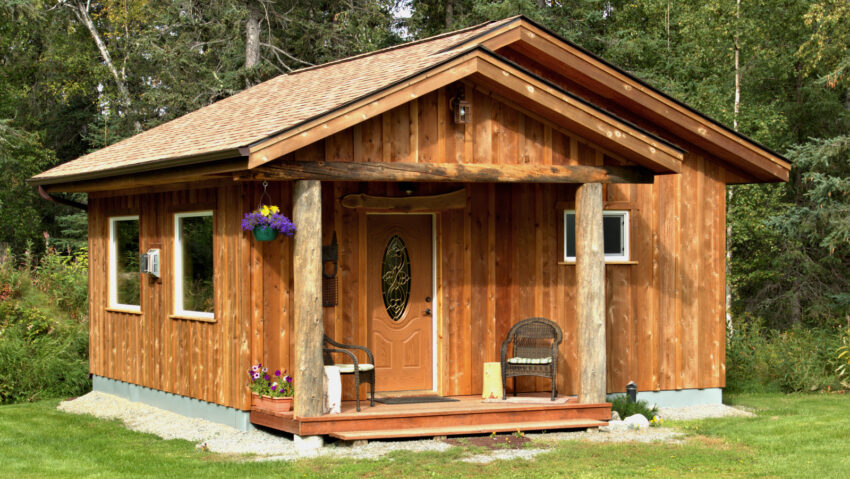 how to turn a storage shed into a home