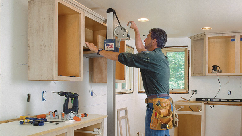 how to install kitchen cabinets