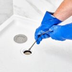 How do you unclog a shower drain at home?