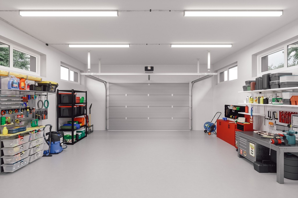 What are the categories for garage organization? 