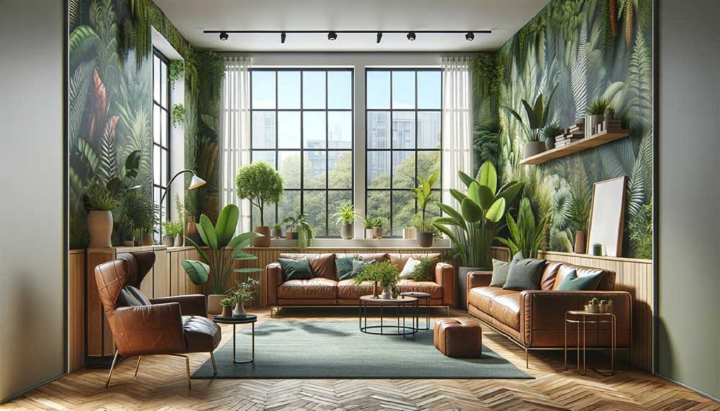What are the biophilic design strategies?