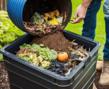 Can you put kitchen scraps in the garden?