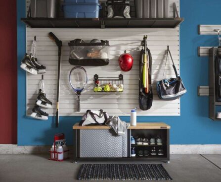 How can I make my garage look organized?