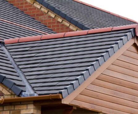 What is the composition of roofing materials?