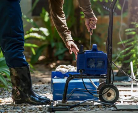 What are the tips for a pressure washer