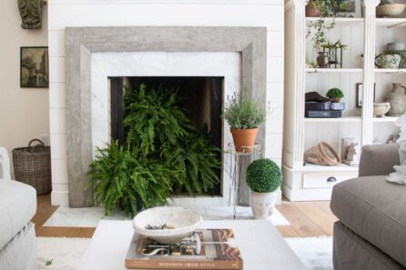 What decor to put on a fireplace