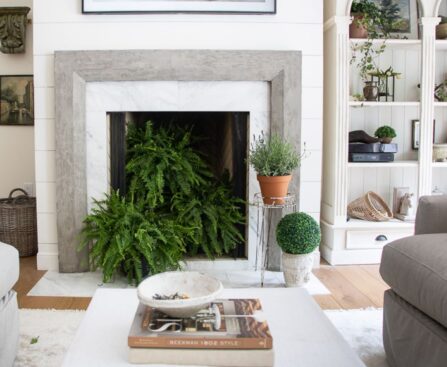 What decor to put on a fireplace