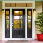 How tall is the average door in feet?