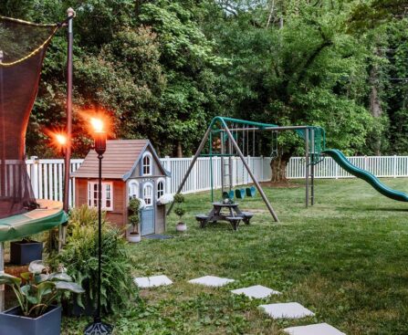 How can I make my backyard peaceful
