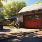 What is the standard size of a garage door in the US?