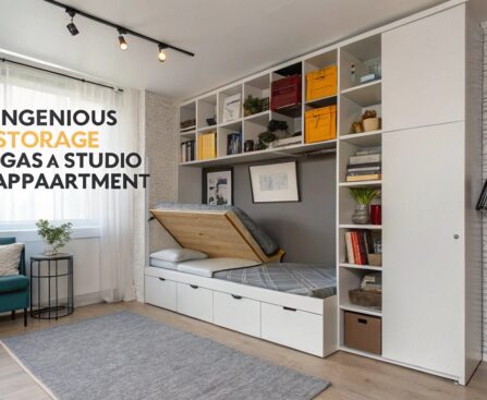 How do I organize my apartment with no storage space