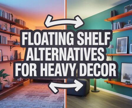 Can you put heavy things on floating shelves