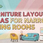 How to arrange furniture in a narrow room