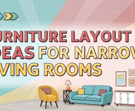 How to arrange furniture in a narrow room
