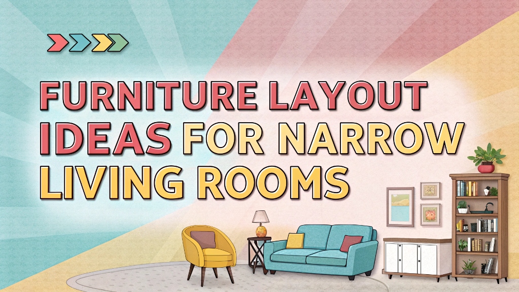 How to arrange furniture in a narrow room