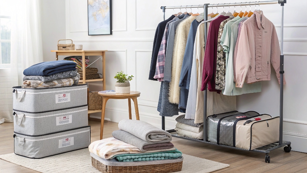How to store your clothes without a closet