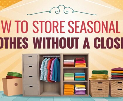 How to store away seasonal clothes