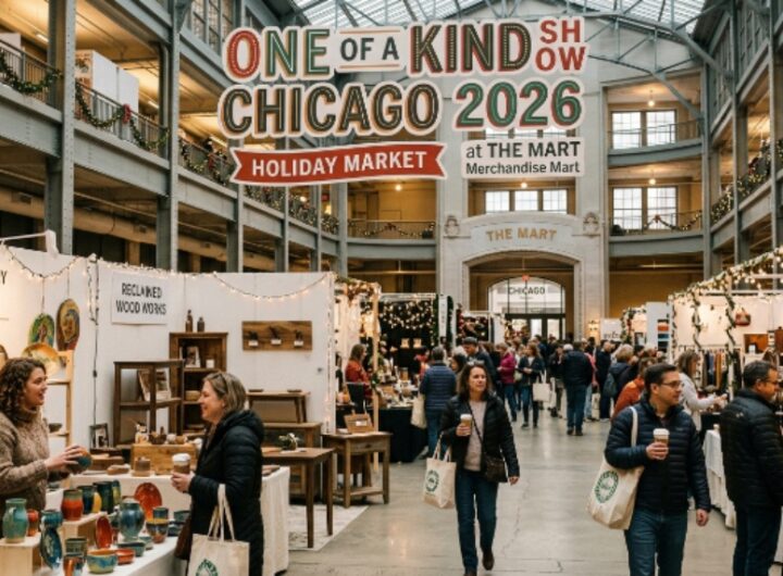 One of a Kind Show Chicago 2026 holiday market at THE MART Merchandise Mart