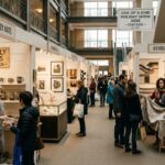 Artists and makers displaying original handmade work in hard-wall booths at the One of a Kind Holiday Show 2026 inside the Merchandise Mart in Chicago